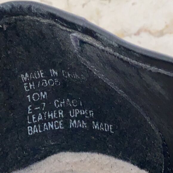 Grasshoppers Black Leather Lace Up Oxfords Shoes - Picture 11 of 11